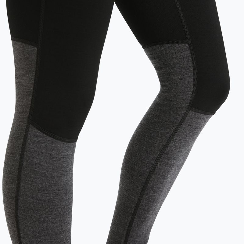 Термоштани жіночі icebreaker ZoneKnit 200 black/jet heather/cb 5
