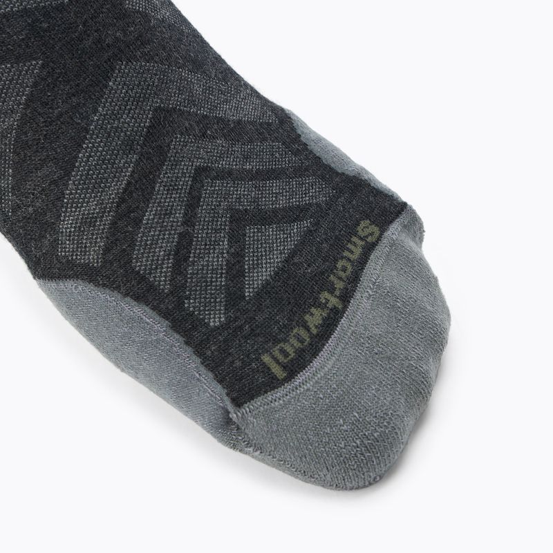 Шкарпетки трекінгові Smartwool Athlete Edition Approach Crew charcoal 3