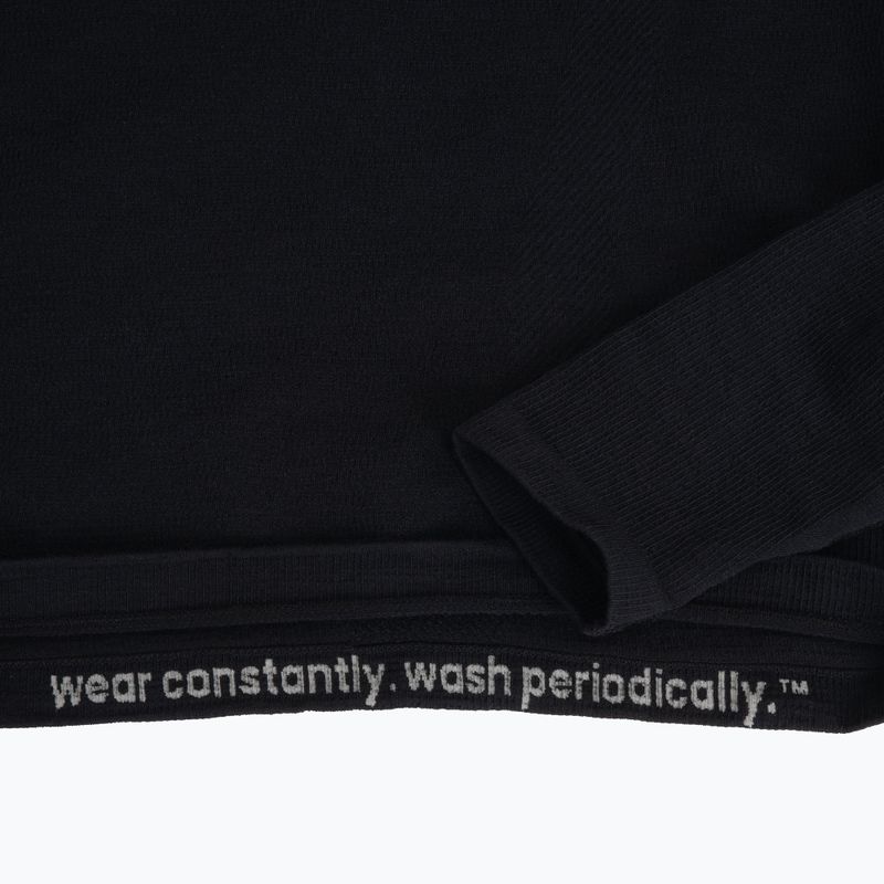 Чоловічий термолонгслив Smartwool Intraknit Active Base Layer з активним базовим шаром чорний 3