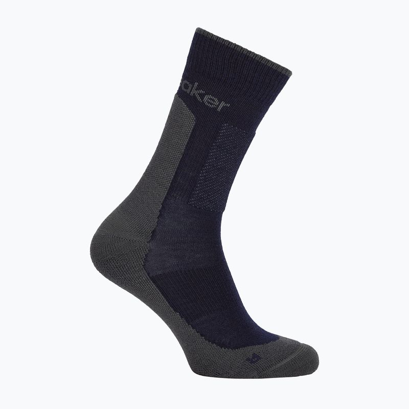 Шкарпетки чоловічі Icebreaker Merino Hike+ Medium Crew midnight navy/obsidian 2