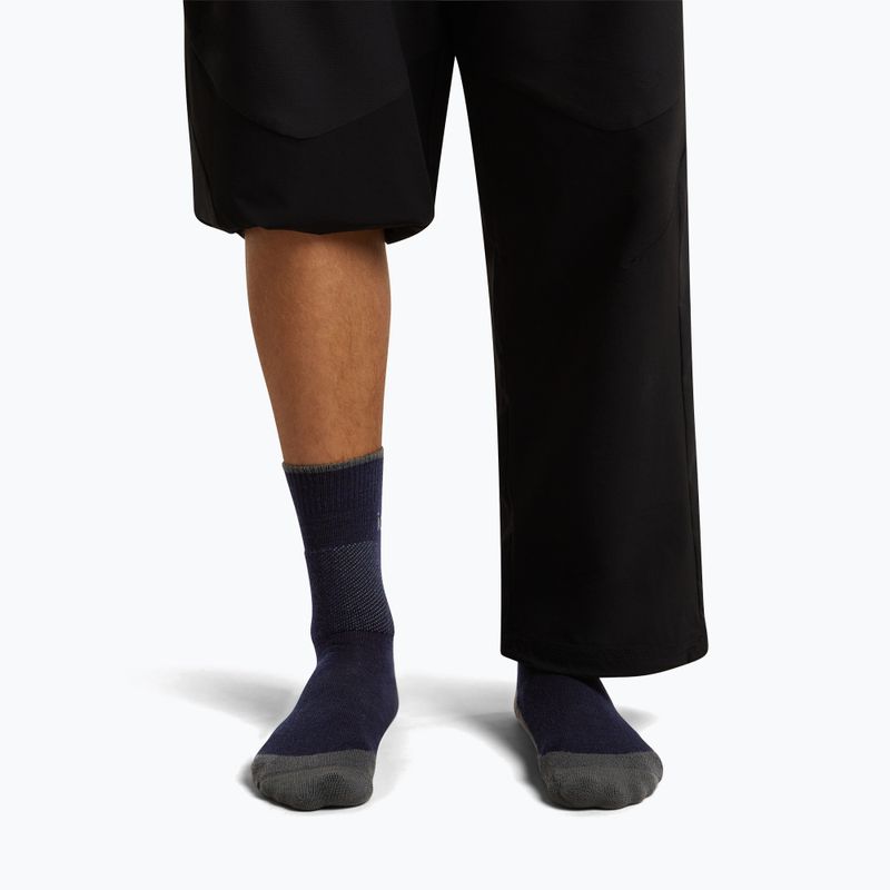 Шкарпетки чоловічі Icebreaker Merino Hike+ Medium Crew midnight navy/obsidian 3