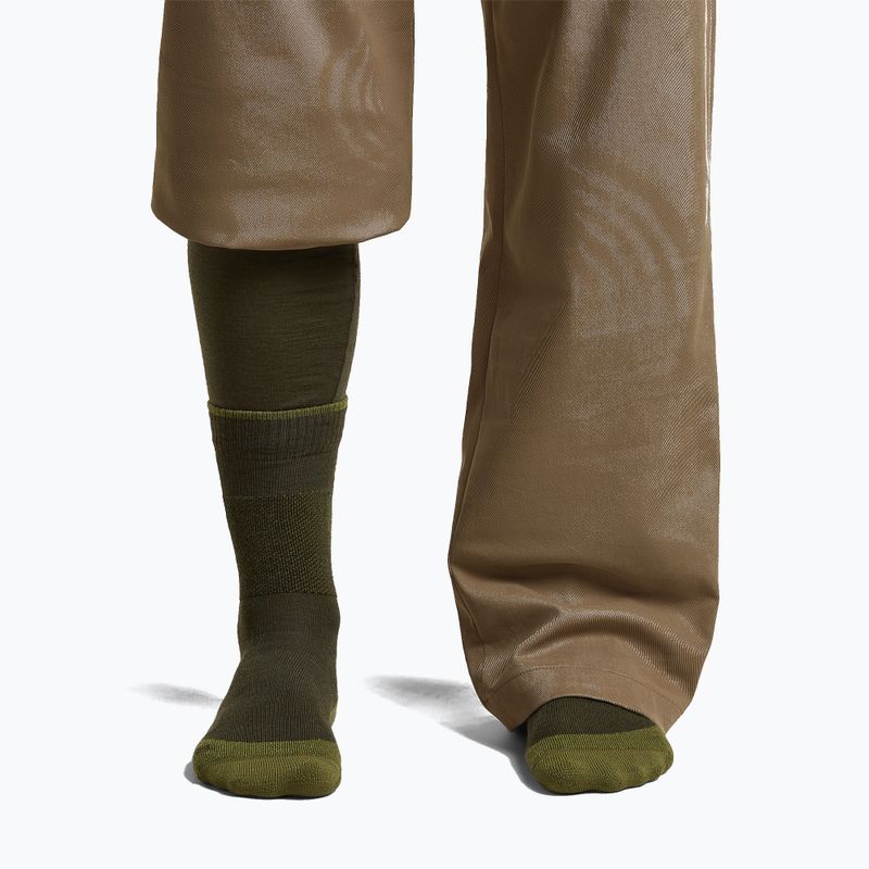 Шкарпетки чоловічі Icebreaker Merino Hike+ Medium Crew dark loden/sphagnum 3