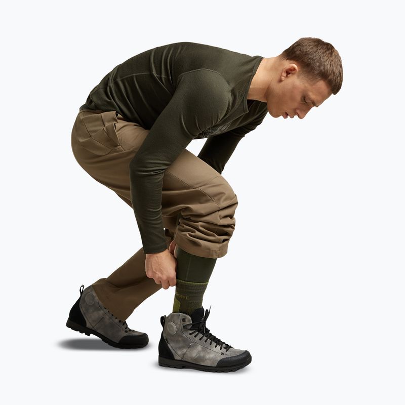 Шкарпетки чоловічі Icebreaker Merino Hike+ Medium Crew dark loden/sphagnum 5