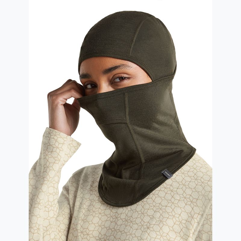 Балаклава icebreaker Oasis Balaclava dark loden 8