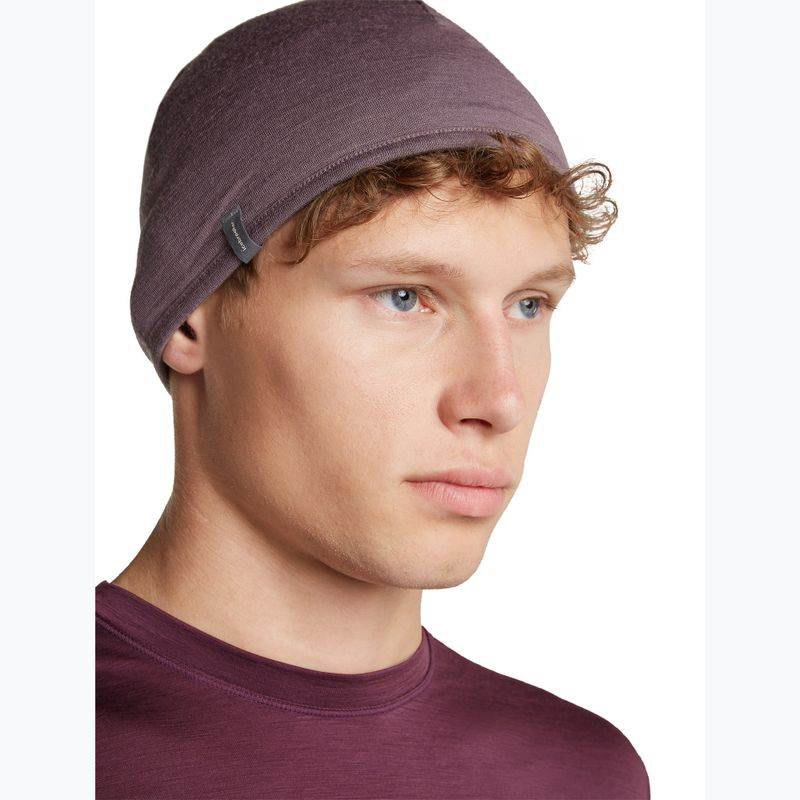 Шапка icebreaker Merino 200 Oasis Reversible Beanie berry/grey plum 8