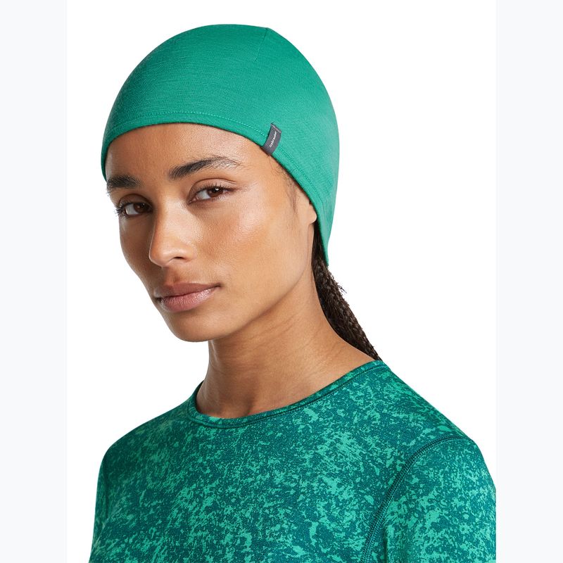 Шапка icebreaker Merino 200 Oasis Reversible Beanie tidal teal/fresh 12