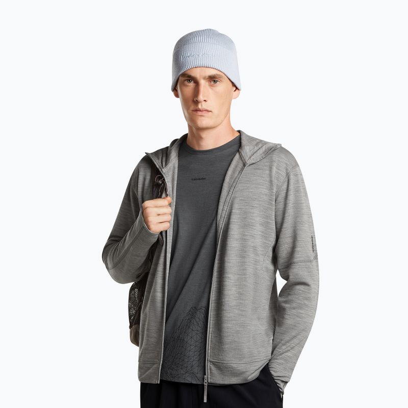 Шапка зимова icebreaker Merino All Day Toque Beanie zinc blue 2