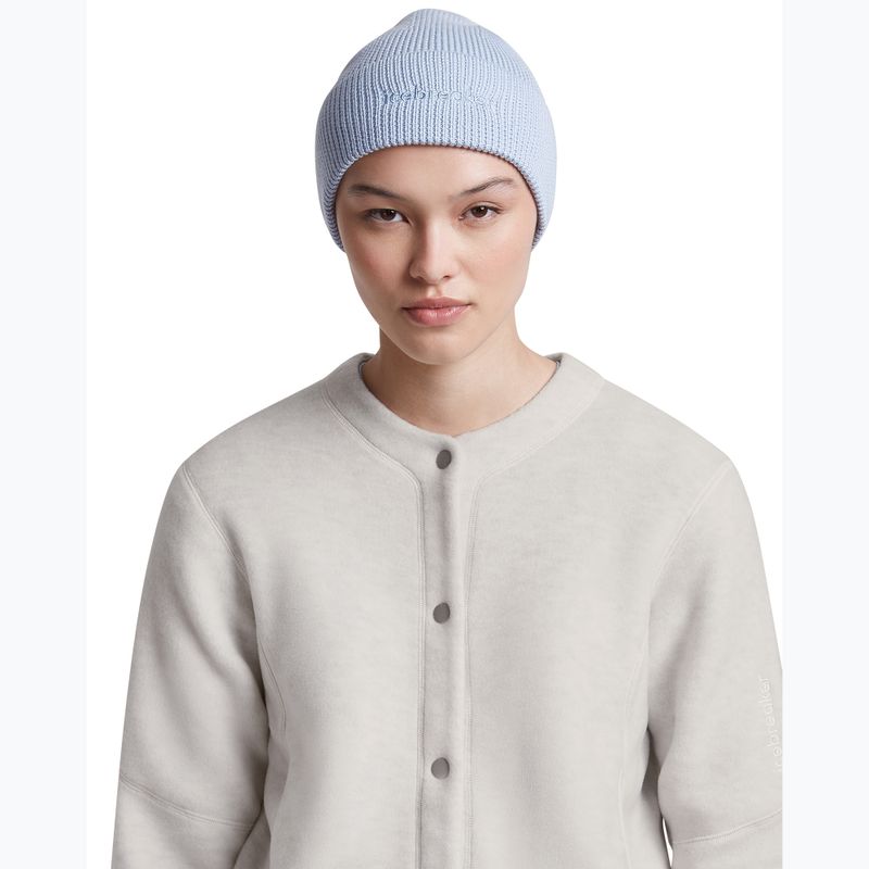 Шапка зимова icebreaker Merino All Day Toque Beanie zinc blue 6