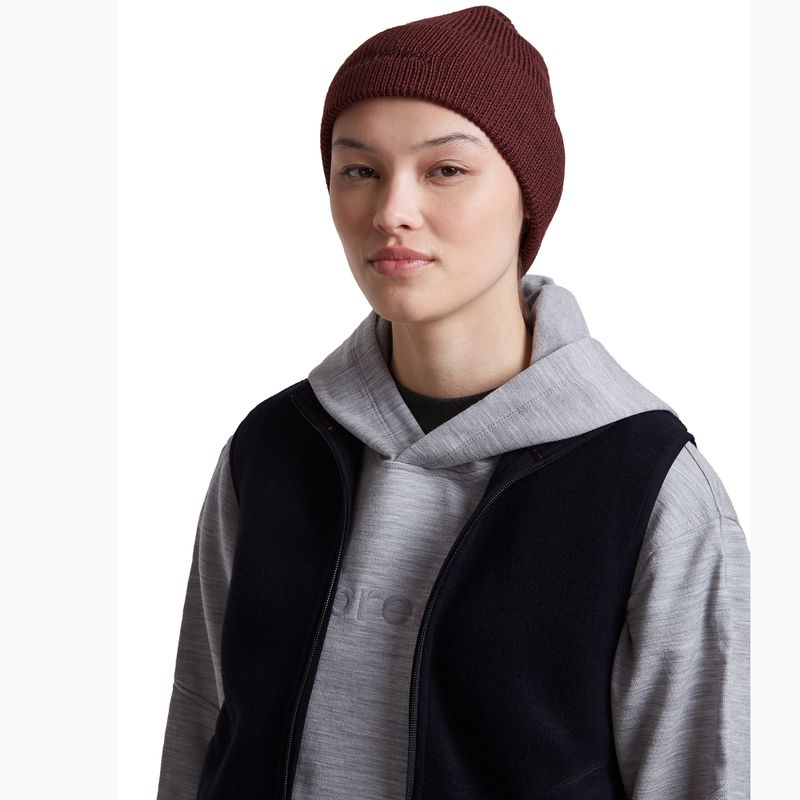 Шапка зимова icebreaker Merino All Day Toque Beanie port/bittersweet 6