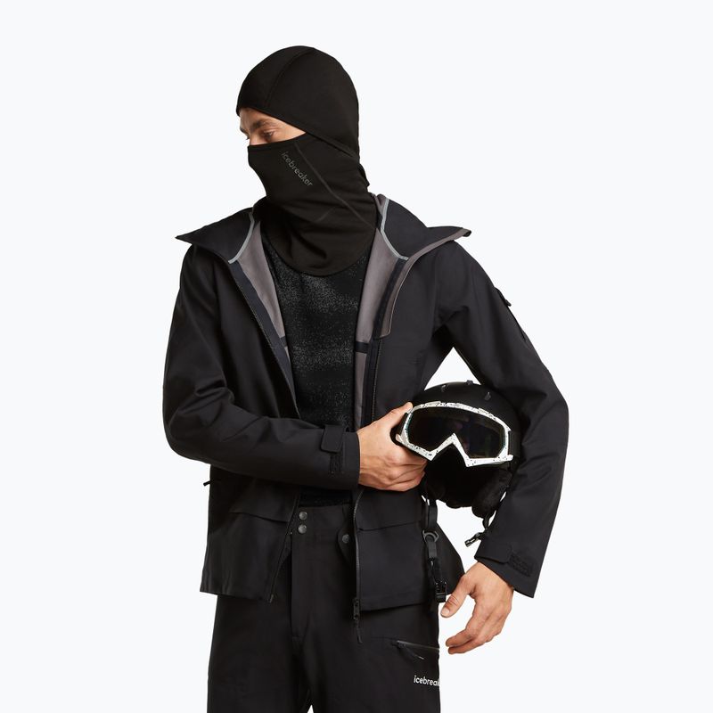 Балаклава Icebreaker Merino 360 RealFleece Elemental Balaclava black 3