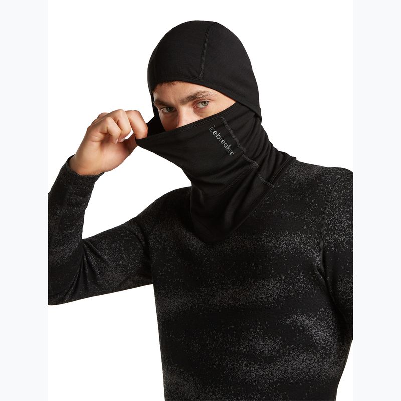 Балаклава Icebreaker Merino 360 RealFleece Elemental Balaclava black 4