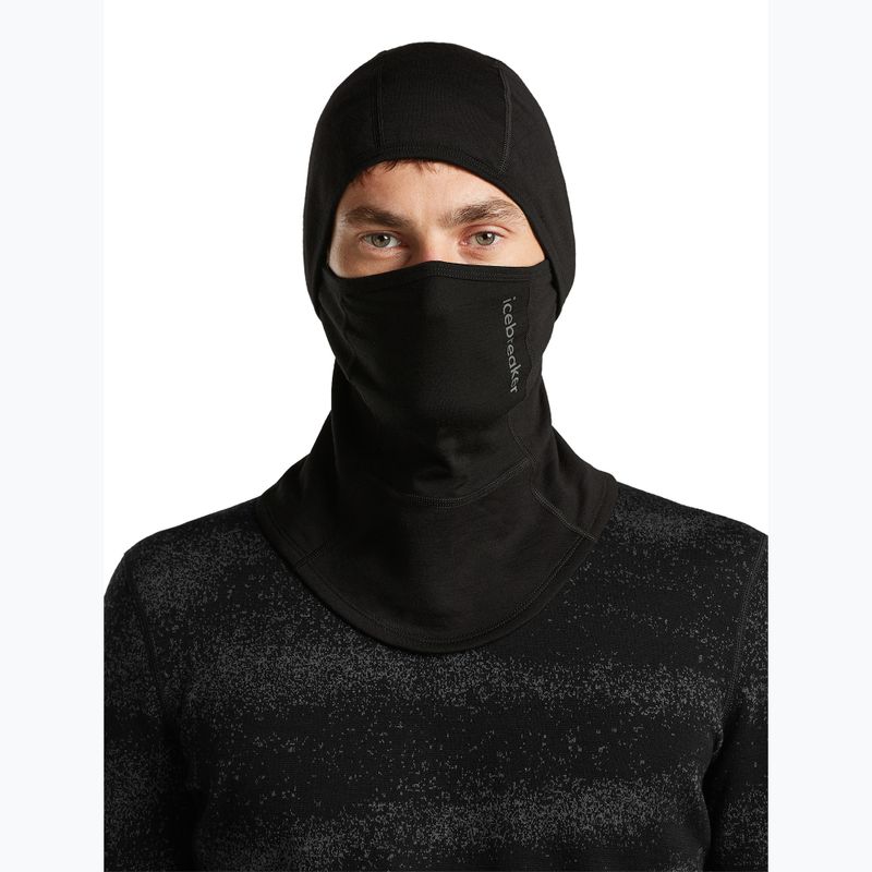 Балаклава Icebreaker Merino 360 RealFleece Elemental Balaclava black 5