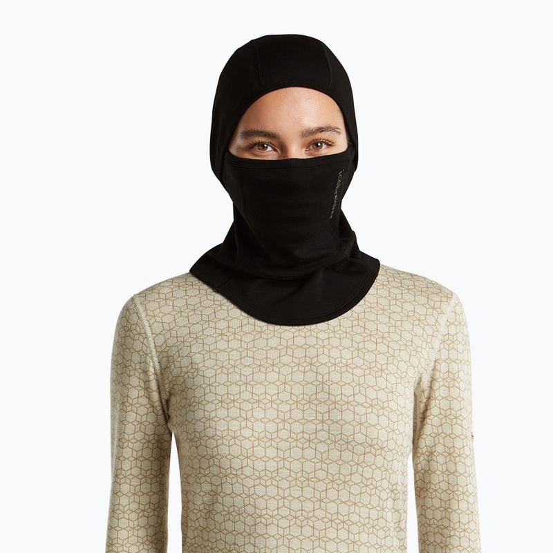 Балаклава Icebreaker Merino 360 RealFleece Elemental Balaclava black 7