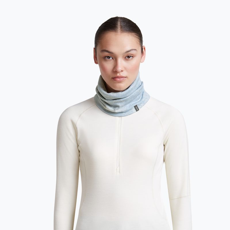 Снуд icebreaker Merino 260 Oasis Vertex Reversible Chute Chillwave snow/zinc blue 5