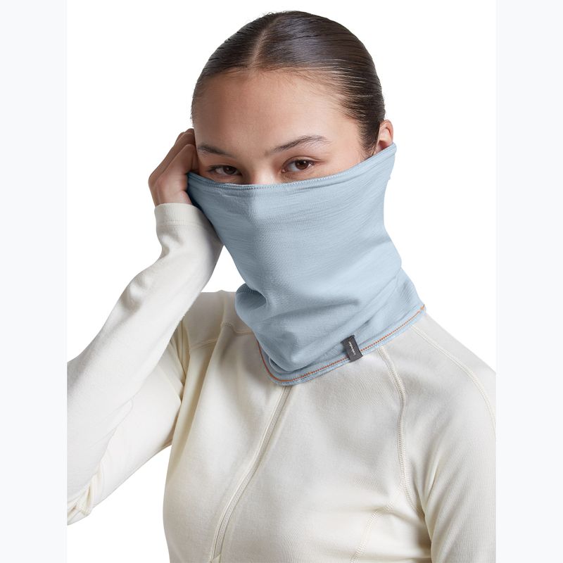 Снуд icebreaker Merino 260 Oasis Vertex Reversible Chute Chillwave snow/zinc blue 7
