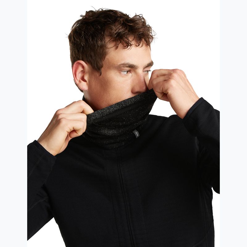 Снуд icebreaker Merino 260 Oasis Vertex Reversible Chute Chillwave black/obsidian 3