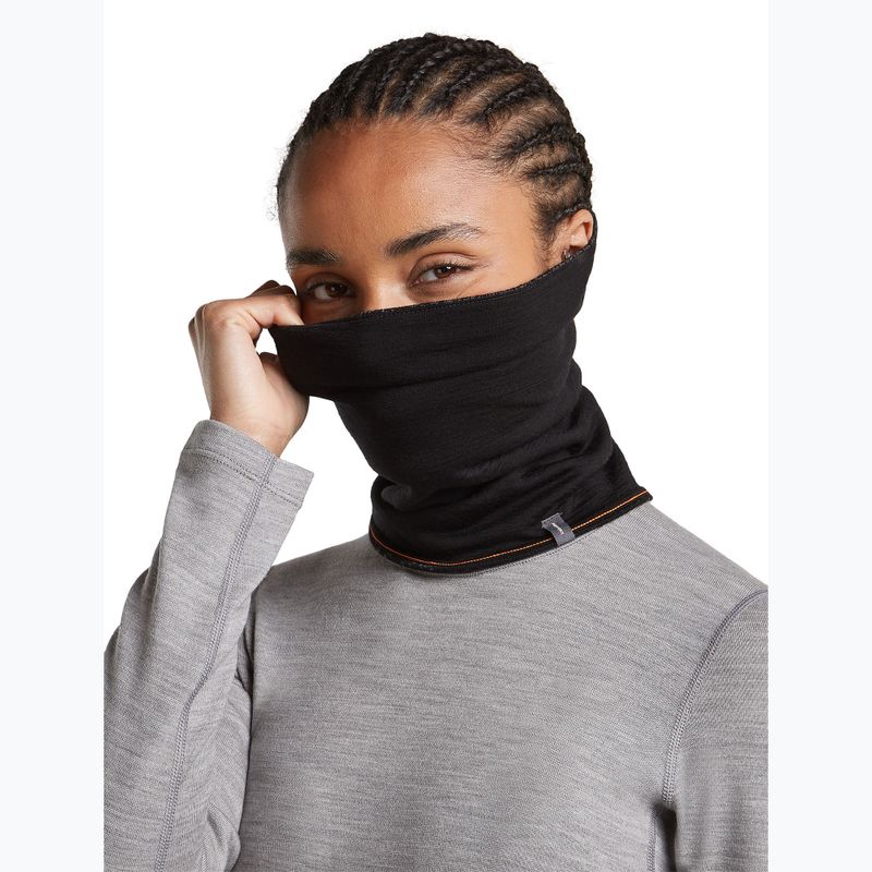 Снуд icebreaker Merino 260 Oasis Vertex Reversible Chute Chillwave black/obsidian 6