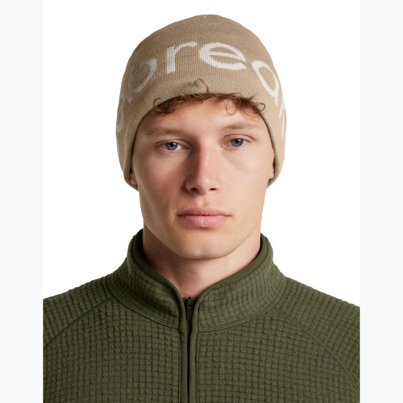 Шапка зимова icebreaker Merino Icebreaker Beanie cumin/ecru heather 3