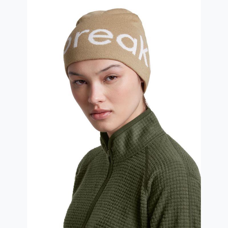Шапка зимова icebreaker Merino Icebreaker Beanie cumin/ecru heather 7