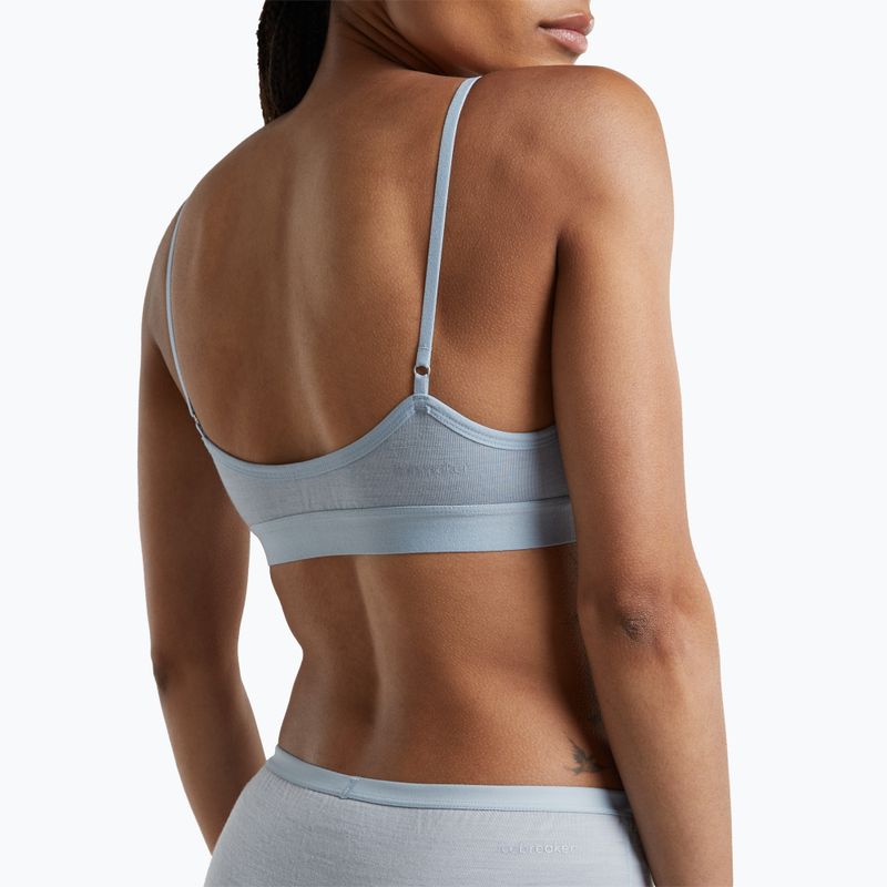 Бюстгальтер термічний icebreaker Merino 150 Siren Bra Inserts zinc blue 6