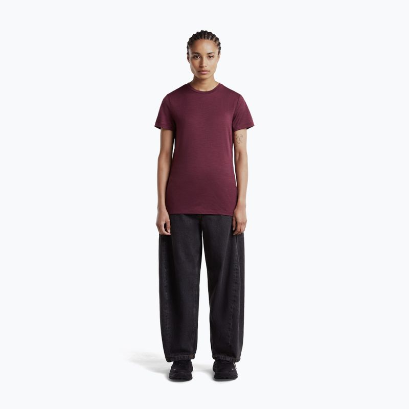 Футболка трекінгова жіноча icebreaker Merino 150 Tech Lite III dark berry 4