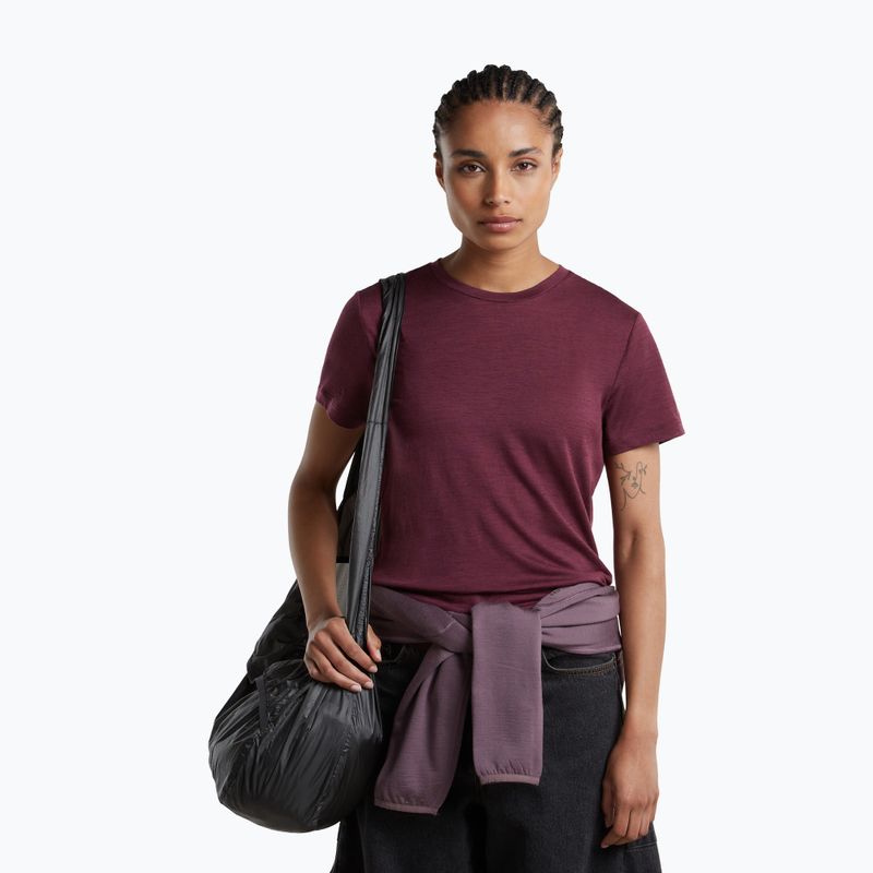 Футболка трекінгова жіноча icebreaker Merino 150 Tech Lite III dark berry 5