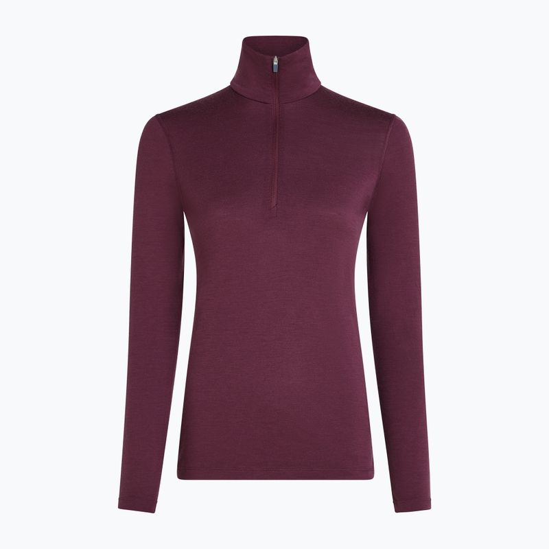 Кофта термоактивна жіноча Icebreaker 200 Oasis LS Half Zip dark berry 8
