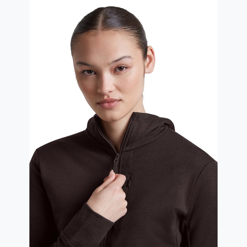 Кофта жіноча Icebreaker Merino 260 Quantum IV LS Zip Hoodie bittersweet 6