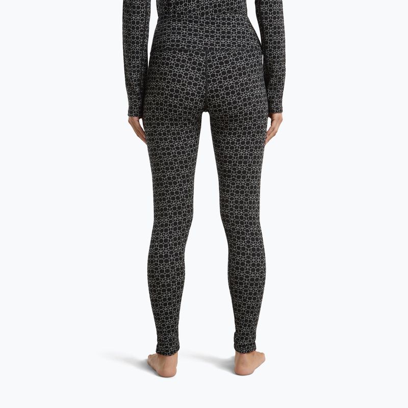 Штани термоактивні жіночі icebreaker Merino 260 Tech Vertex High Rise black/snow 3