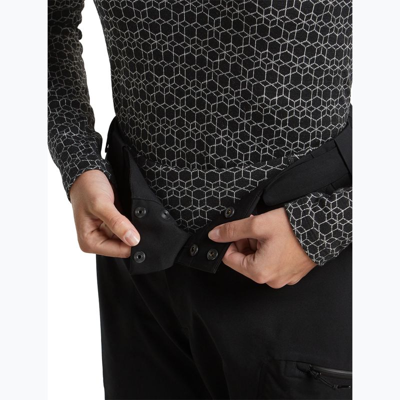 Штани термоактивні жіночі icebreaker Merino 260 Tech Vertex High Rise black/snow 4