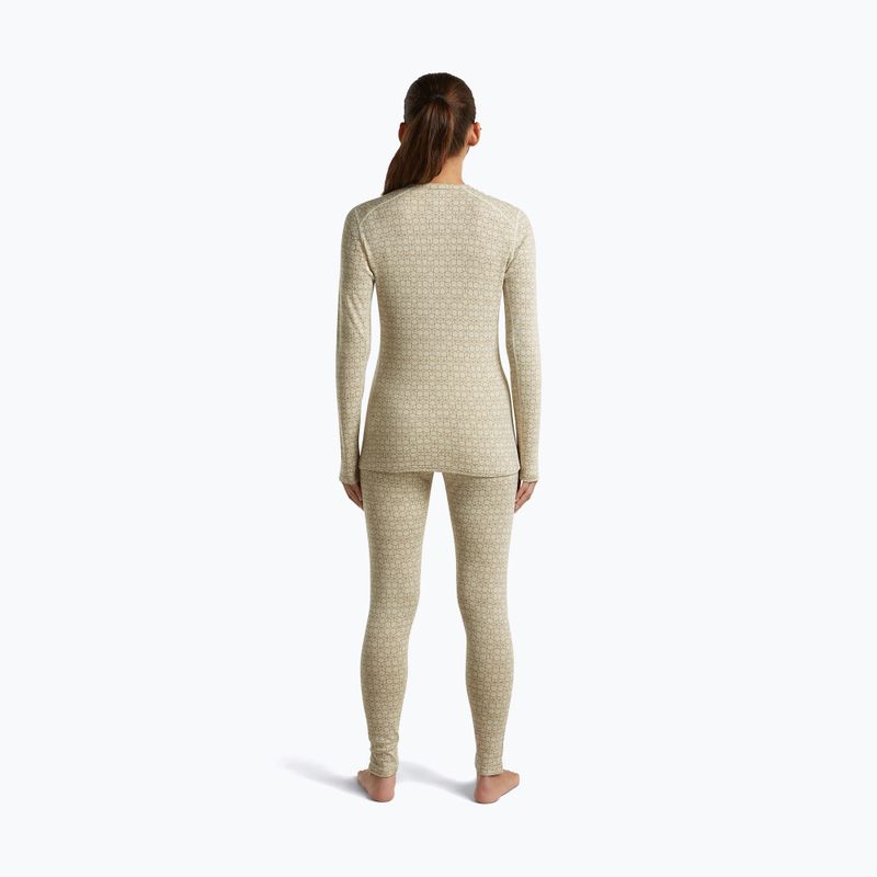 Кофта термоактивна жіноча Icebreaker Merino 260 Tech Vertex Crewe Undyed/Cumin 4