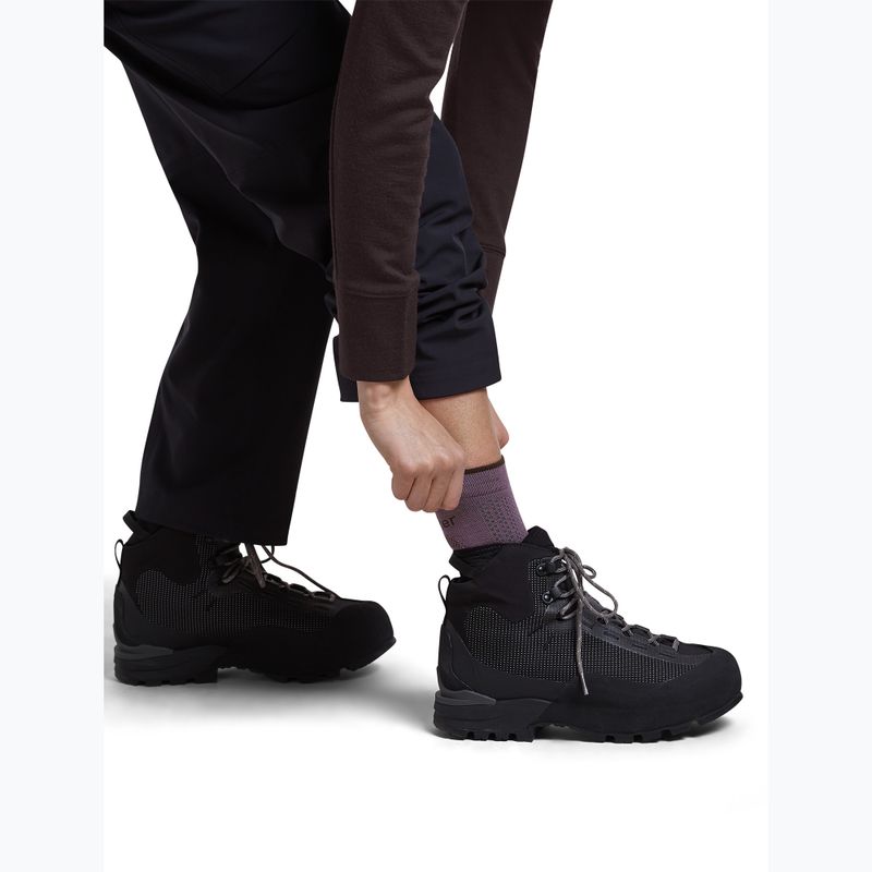 Шкарпетки жіночі Icebreaker Merino Hike+ Ultralight Quarter grey plum/bittersweet 5