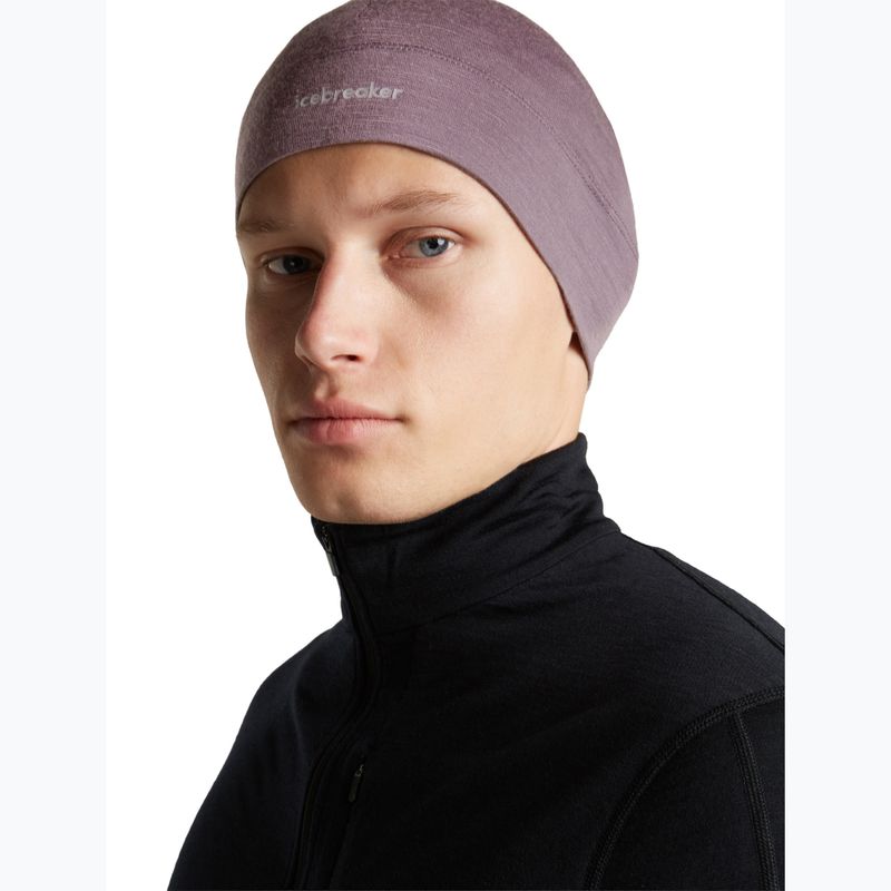 Шапка зимова icebreaker Merino 200 Oasis Beanie grey plum 5