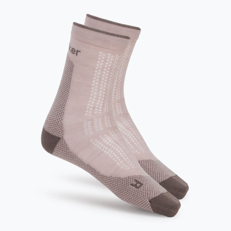 Шкарпетки жіночі Icebreaker Merino Hike+ Ultralight Quarterpink quartz/porcini