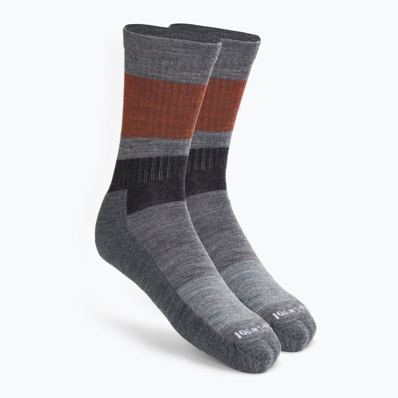 Шкарпетки для трекінгу Smartwool Everyday Blocked Stripe Crew сірі SW001940052