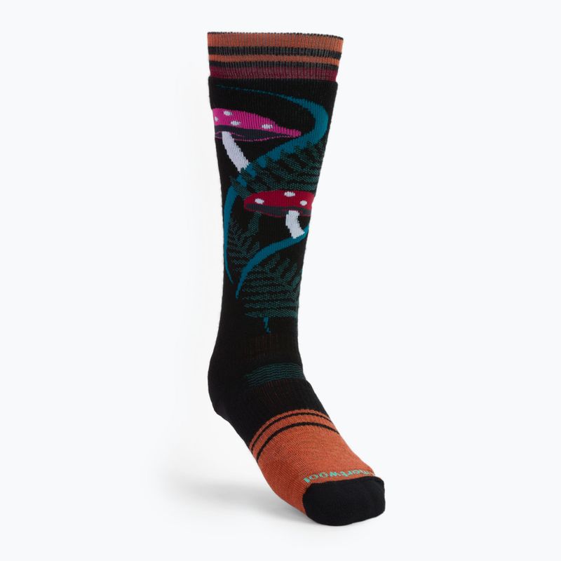 Шкарпетки сноубордичні жіночі Smartwool Snowboard Full Cushion Fungi Fabulous OTC чорні SW001868001
