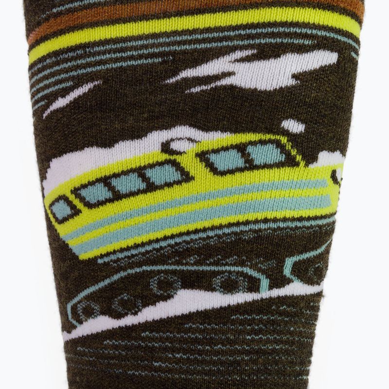 Шкарпетки сноубордичні чоловічі Smartwool Snowboard Targeted Cushion Piste Machine OTC зелені SW001922D11 4