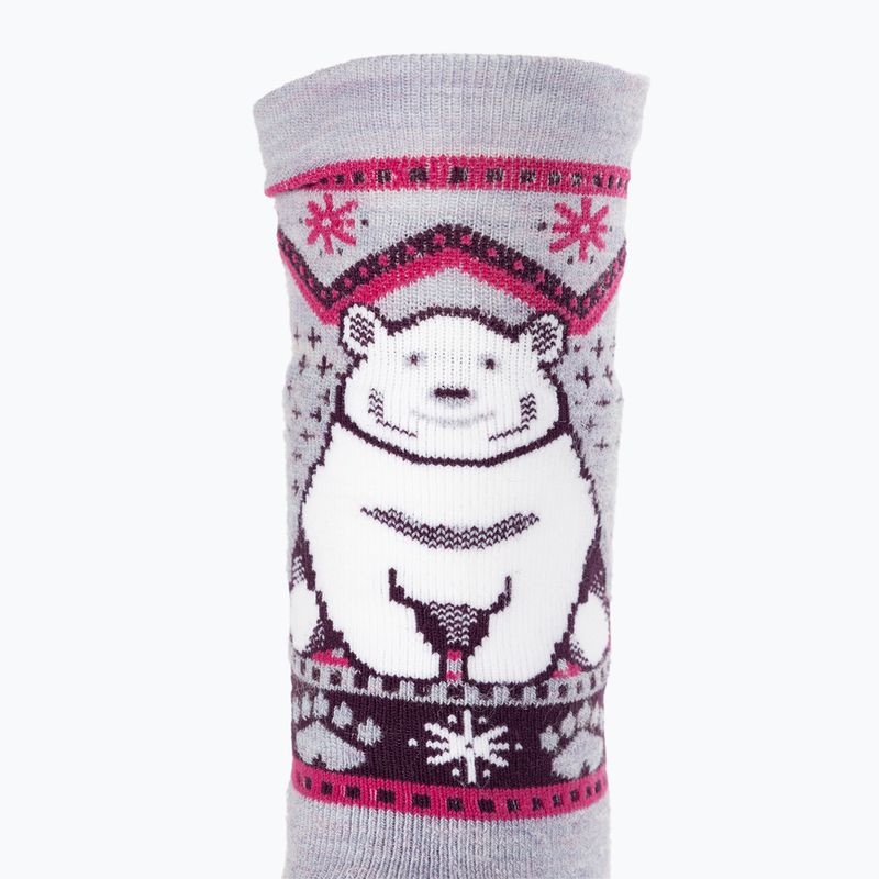 Шкарпетки дитячі Smartwool Wintersport Full Cushion Polar Bear Pattern OTC purple eclipse 3