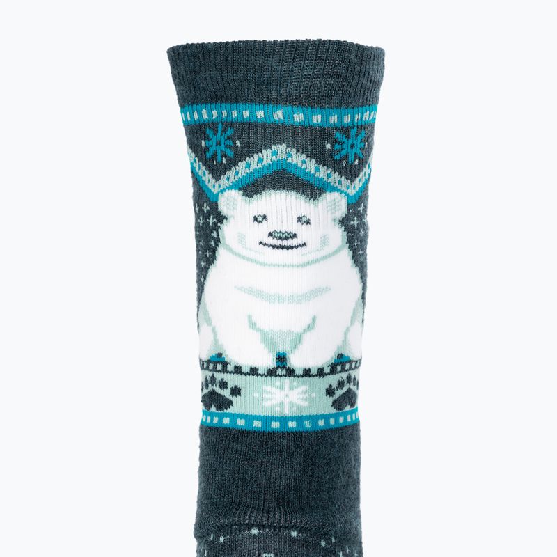Шкарпетки дитячі Smartwool Wintersport Full Cushion Polar Bear Pattern OTC twilight blue 3