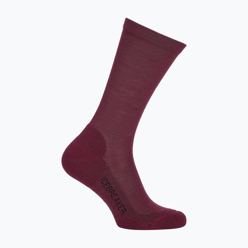 Шкарпетки жіночі Icebreaker Merino Lifestyle Light Crew dark berry 2