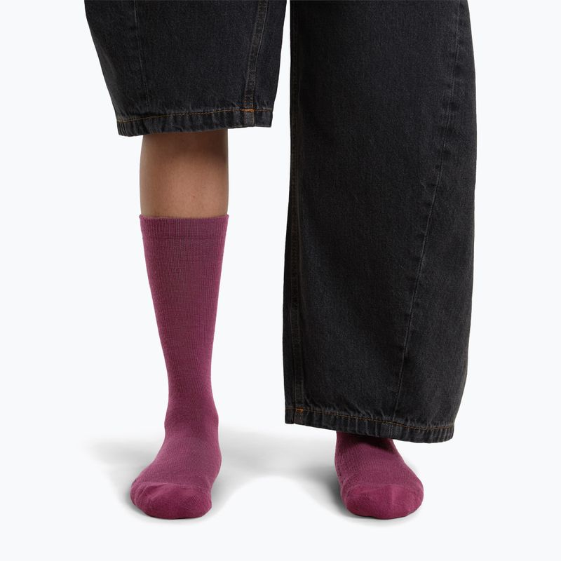 Шкарпетки жіночі Icebreaker Merino Lifestyle Light Crew dark berry 3