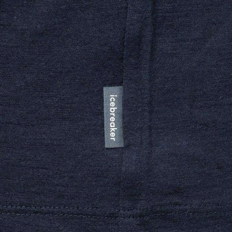 Футболка трекінгова чоловіча icebreaker Tech Lite II 7 Mountain Tops midnight navy 9