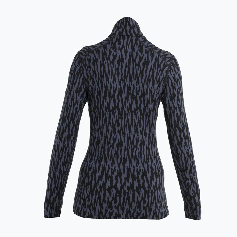 Термокофта жіноча icebreaker Merino 260 Vertex Half Zip Glacial Camo graphite/black/j 2