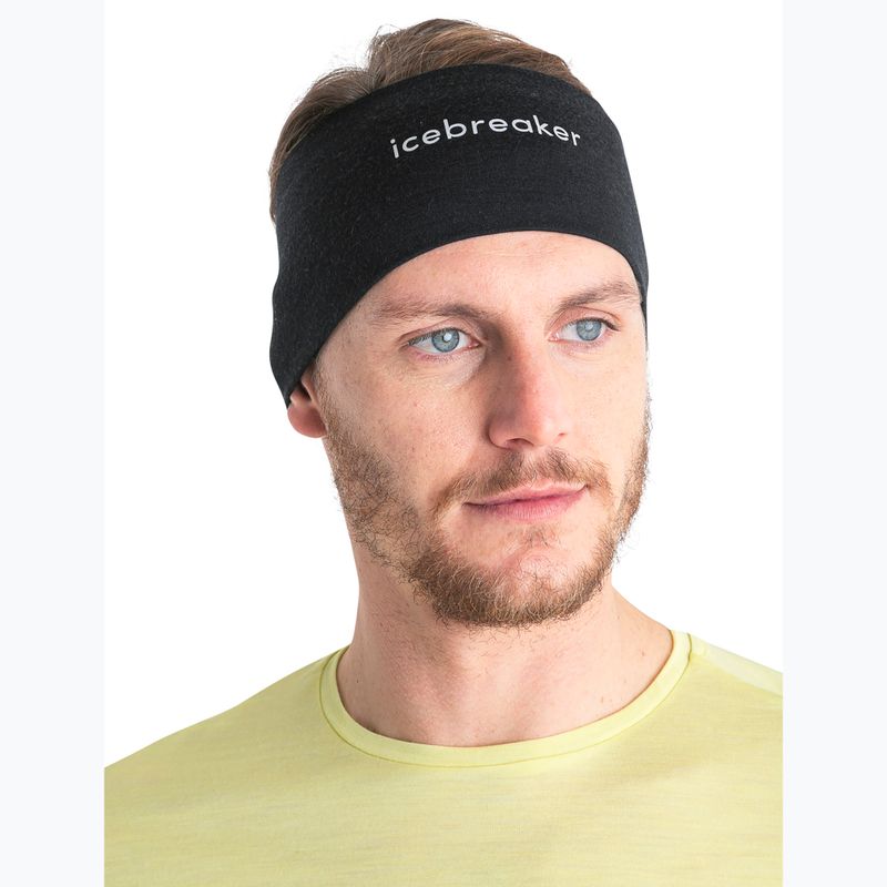 Пов'язка на голову icebreaker Merino 200 Oasis Headband black 2