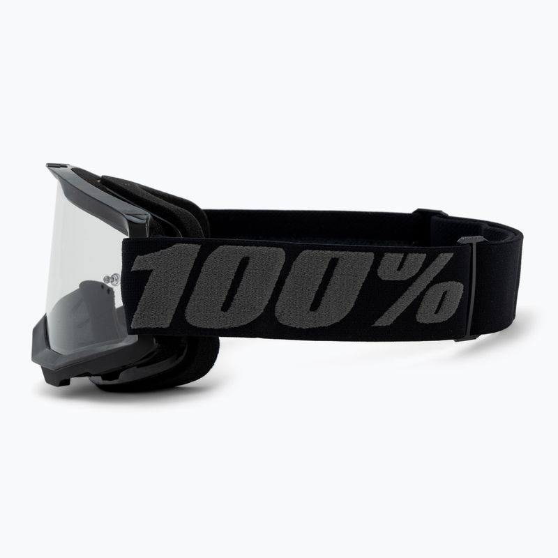 Маска велосипедна чоловіча 100% Strata 2 black/clear 4