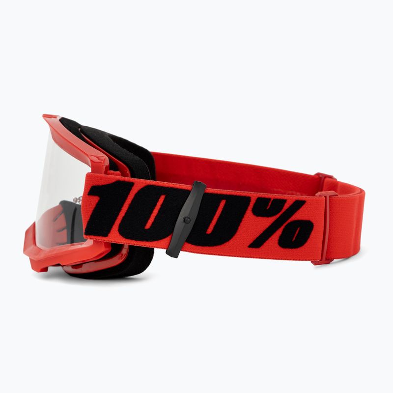 Маска велосипедна чоловіча 100% Strata 2 red/clear 4