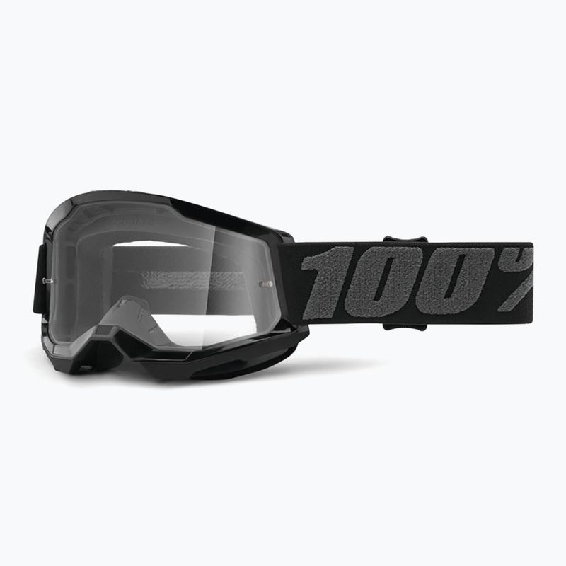 Окуляри велосипедні дитячі 100% Strata 2 Junior 50031-00001 black/clear 5