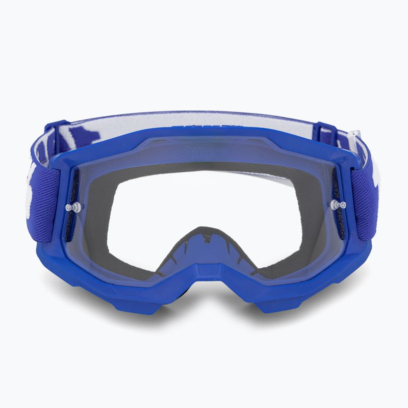 Окуляри велосипедні дитячі 100% Strata 2 Junior blue/clear 2