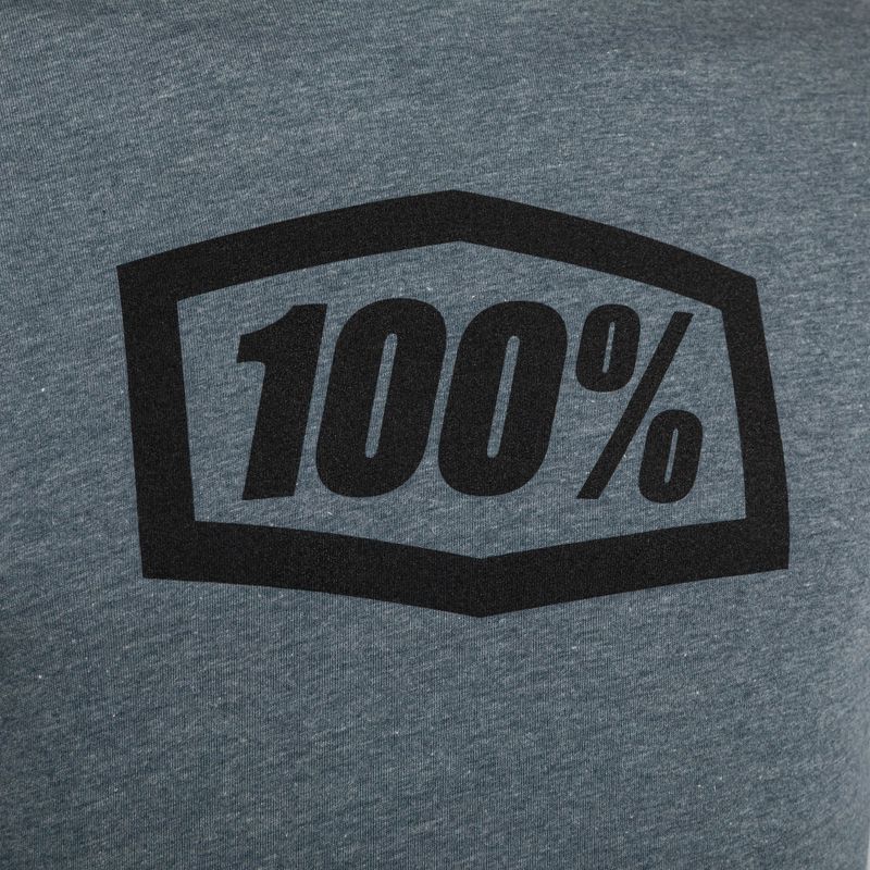 Велофутболка чоловіча 100% Icon Short Sleeve Tee heather grey 3