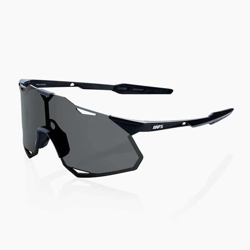 Окуляри сонцезахисні 100% Hypercraft XS matte black/smoke
